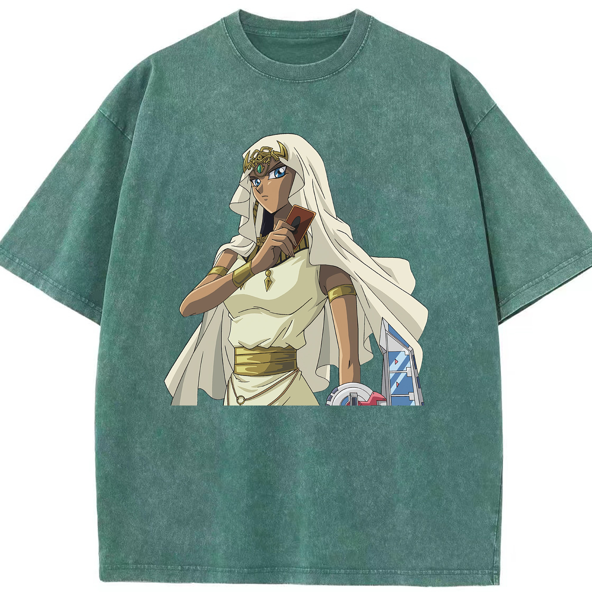（画像用） 遊☆戯☆王 Yu-Gi-Oh! 綿100% ヴィンテージ風 半袖Tシャツ（フロントプリント）